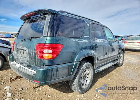 2004 Toyota Sequoia Limited z USA, uszkodzony, nr VIN 5TDBT48A14S232548